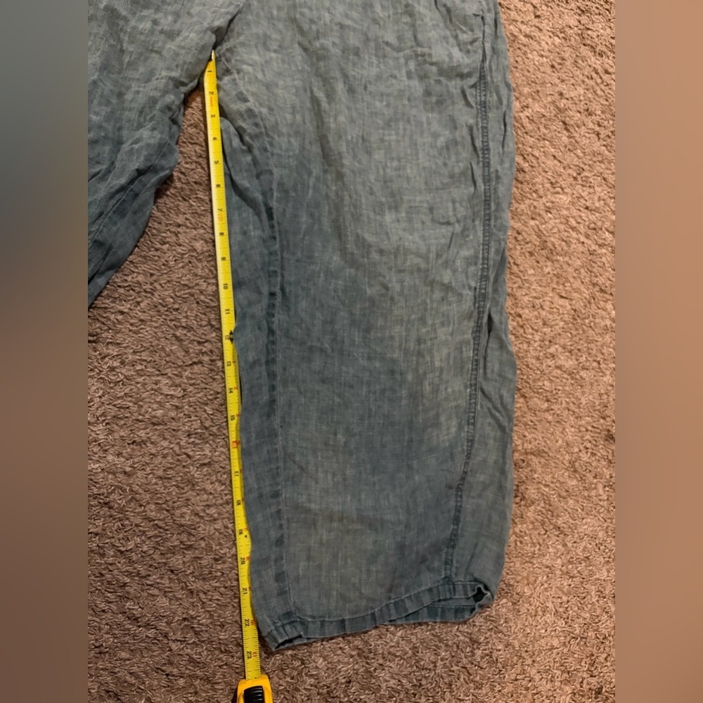 Eileen Fisher Nile Organic Linen Lantern Legged Pants w/ Pockets 1X - Picture 6 of 9